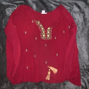 FRANCESCAS CRIMSON TOP